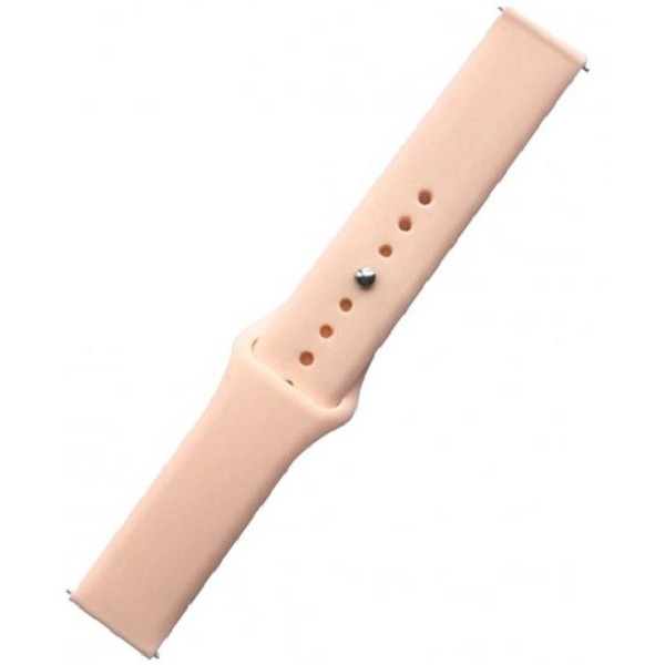 Ремешок Silicone для Samsung Watch Active/Galaxy S4 42mm/Gear S2/Xiaomi Amazfit (20mm) Pink Sand