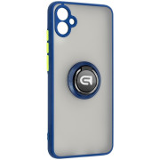 Панель ArmorStandart Frosted Matte Ring для Samsung A04e A042/M04 M045/F04 E045 Navy Blue