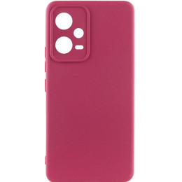 Silicone Cover Lakshmi Full Camera для Xiaomi Redmi Note 12 5G/Poco X5 5G Marsala