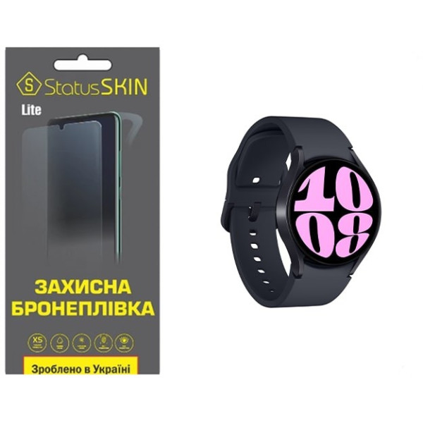 Полиуретановая пленка StatusSKIN Lite на экран Samsung Watch 6 40mm R930/R935 Глянцевая