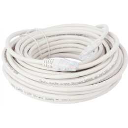 Патч-корд Tecro UTP-RJ45-1500 RJ45 Cat.5e 15m Сірий