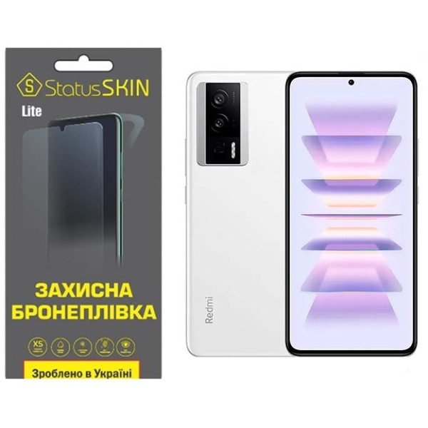 Полиуретановая пленка StatusSKIN Lite на экран Xiaomi Redmi K60/K60 Pro/Poco F5 Pro 5G Матовая