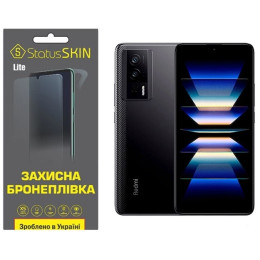 Полиуретановая пленка StatusSKIN Lite на экран Xiaomi Redmi K60/K60 Pro/Poco F5 Pro 5G Глянцевая