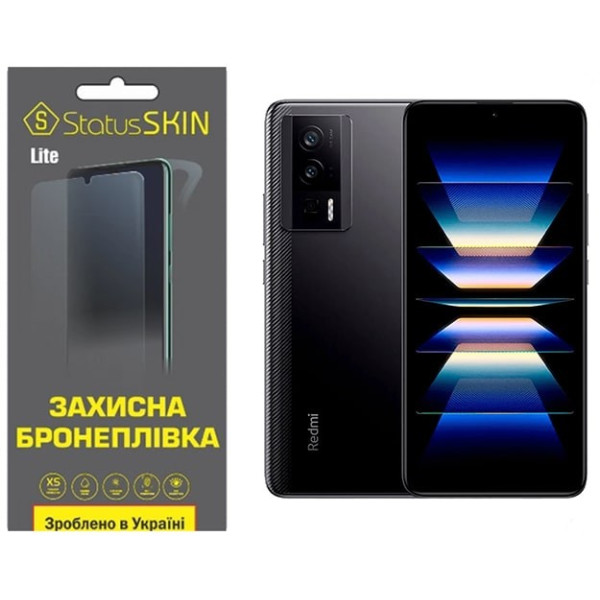 Поліуретанова плівка StatusSKIN Lite на екран Xiaomi Redmi K60/K60 Pro/Poco F5 Pro 5G Глянцева