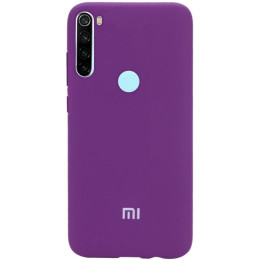 Silicone Case для Xiaomi Redmi Note 8/Note 8 2021 Violet
