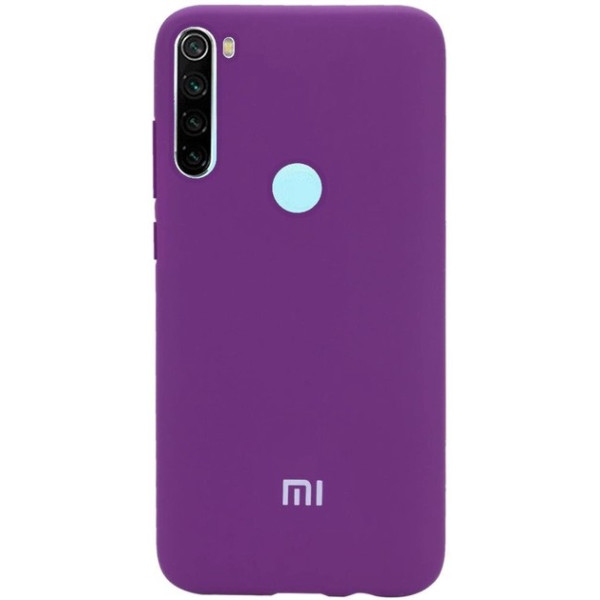 Silicone Case для Xiaomi Redmi Note 8/Note 8 2021 Violet