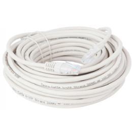 Патч-корд Tecro UTP-RJ45-2000 RJ45 Cat.5e 20m Сірий
