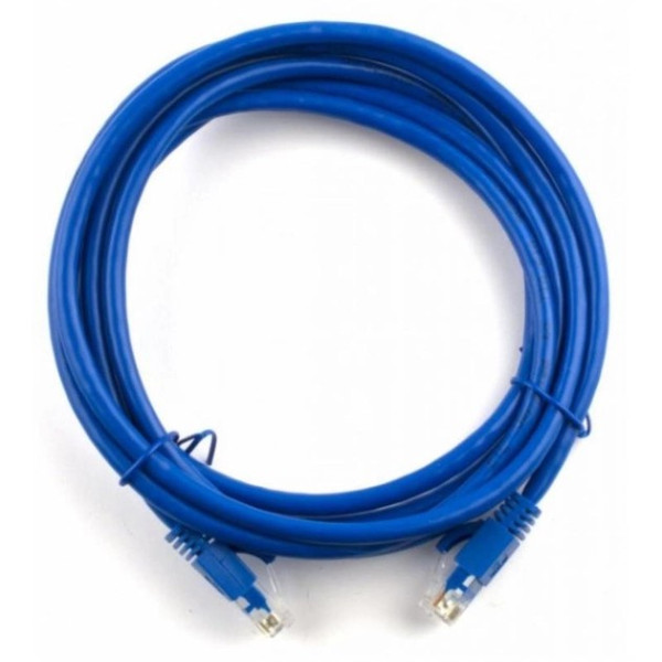 Патч-корд Ritar PCR-CCA/15Be/00224 UTP CCA RJ45 Cat.5e 15m Синій