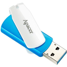 Флеш пам'ять APACER AH357 16GB USB3.1 Blue/White (AP16GAH357U-1) 2