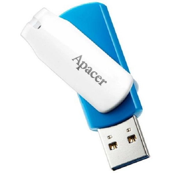 Флеш пам'ять APACER AH357 16GB USB3.1 Blue/White (AP16GAH357U-1)