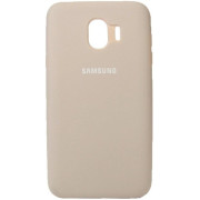 Silicone Case для Samsung J4 2018 J400 Beige
