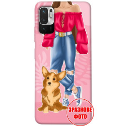 Чохол силіконовий itsPrint для Xiaomi Redmi 9T Girl and corgi