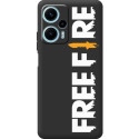 Чехол Boxface для Xiaomi Redmi Note 12 Turbo/Poco F5 5G Free Fire White Logo
