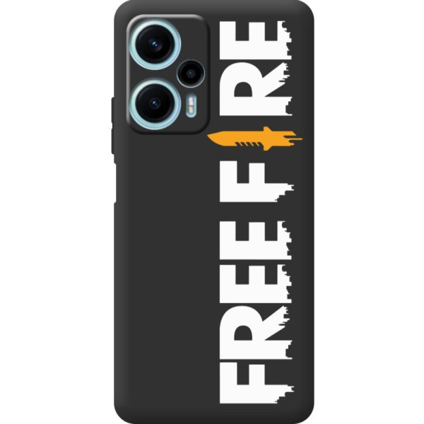 Чохол Boxface для Xiaomi Redmi Note 12 Turbo/Poco F5 5G Free Fire White Logo