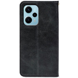 Чохол-книжка Crazy Horse Clasic для Xiaomi Redmi Note 12 Turbo/Poco F5 5G Grafit (Strong) 2