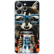 Чехол Boxface для Xiaomi Redmi 12/Poco M6 Pro 5G Енот с банкой