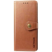 Чохол-книжка Getman Gallant для Xiaomi Redmi Note 12 4G Коричневий