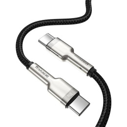 Кабель Baseus Cafule Series Metal Type-C to Type-C 100W 1m Black (CATJK-C01)