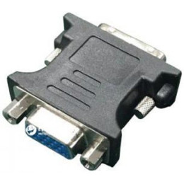 Адаптер Cablexpert DVI A 24+5 pin - VGA 15 pin (M/F) Black (A-DVI-VGA-BK)