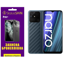 Поліуретанова плівка StatusSKIN Pro+ на екран Realme Narzo 50A Глянцева