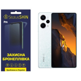 Полиуретановая пленка StatusSKIN Pro на экран Xiaomi Redmi Note 12 Turbo/Poco F5 5G Глянцевая
