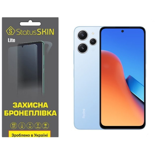 Полиуретановая пленка StatusSKIN Lite на экран Xiaomi Redmi 12/Poco M6 Pro 5G Матовая