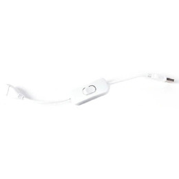 USB кабель Woopower Male to Female Switch 28 см White