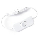 USB кабель Woopower Male to Female Switch 28 см White