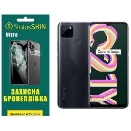 Полиуретановая пленка StatusSKIN Ultra на экран Realme C21Y Глянцевая
