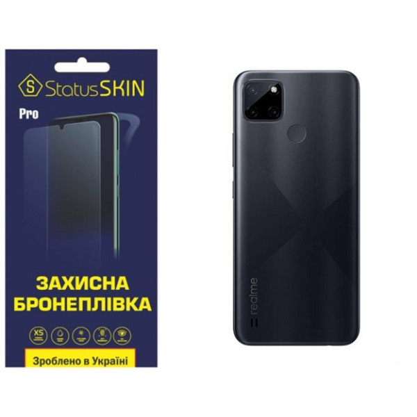 Полиуретановая пленка StatusSKIN Pro на корпус Realme C21Y Глянцевая
