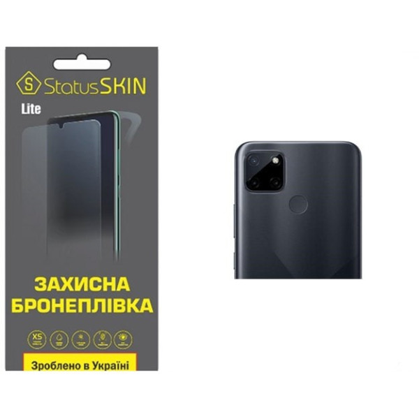 Полиуретановая пленка StatusSKIN Lite на камеру Realme C21Y Глянцевая