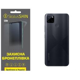 Полиуретановая пленка StatusSKIN Lite на корпус Realme C21Y Глянцевая