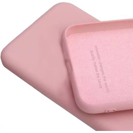 Чехол Anomaly Silicone (с микрофиброй) для Samsung A34 5G A346 Sand Pink