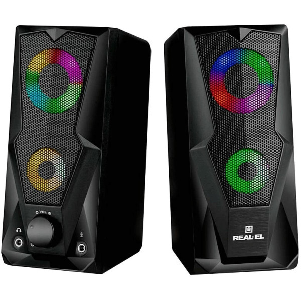 Акустична система REAL-EL S-111 Black (EL121100010)