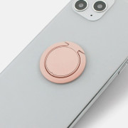 Кільце-тримач Luxury Metal Socket Holder для смартфону Pink