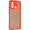 Панель ArmorStandart Frosted Matte для Xiaomi Redmi 12C/11A/Poco C55 Red