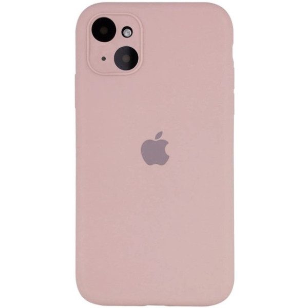 Silicone Case Full Camera для iPhone 14 Pink Sand