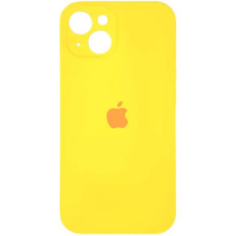 Silicone Case Full Camera для iPhone 14 Yellow