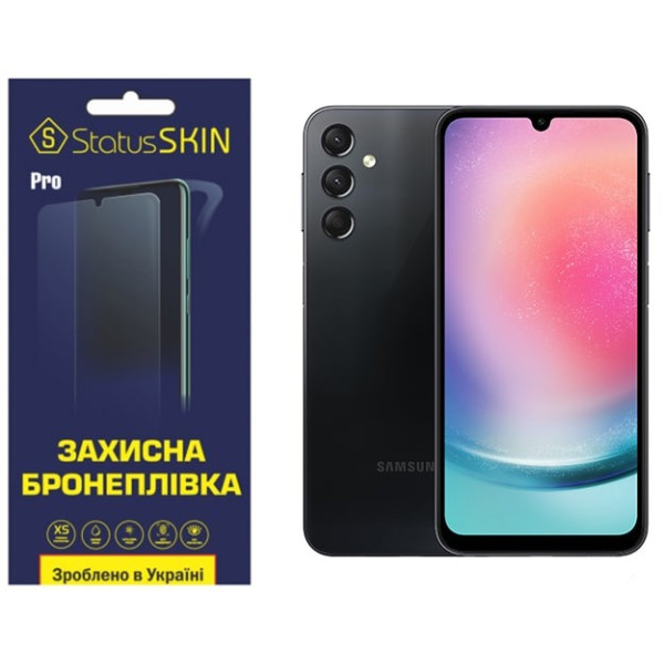 Поліуретанова плівка StatusSKIN Pro на екран Samsung A24 A245 Матова