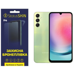 Полиуретановая пленка StatusSKIN Pro на экран Samsung A24 A245 Глянцевая
