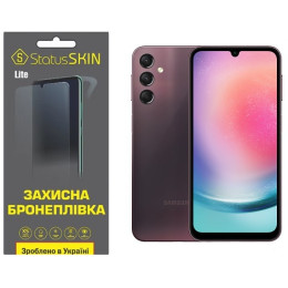 Полиуретановая пленка StatusSKIN Lite на экран Samsung A24 A245 Матовая