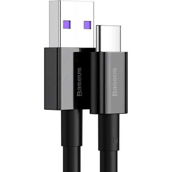 Кабель Baseus Superior USB to Type-C PD 66W 1m Black (CATYS-01)