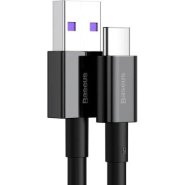 Кабель Baseus Superior USB to Type-C PD 66W 1m Black (CATYS-01)