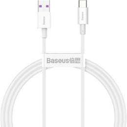Кабель Baseus Superior USB to Type-C PD 66W 1m White (CATYS-02)