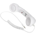 Ретро трубка High Quality Classic 3.5mm Mic White