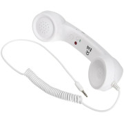 Ретро трубка High Quality Classic 3.5mm Mic White