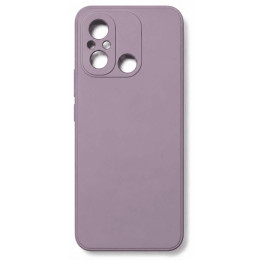Чехол Liquid Silicone для Xiaomi Redmi 12C/11A/Poco C55 Glass Purple