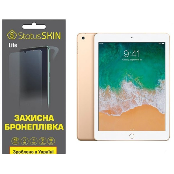 Полиуретановая пленка StatusSKIN Lite на экран iPad 5/Air/Air 2 9.7 Глянцевая
