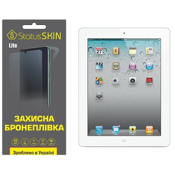 Полиуретановая пленка StatusSKIN Lite на экран iPad 2/3/4 Глянцевая