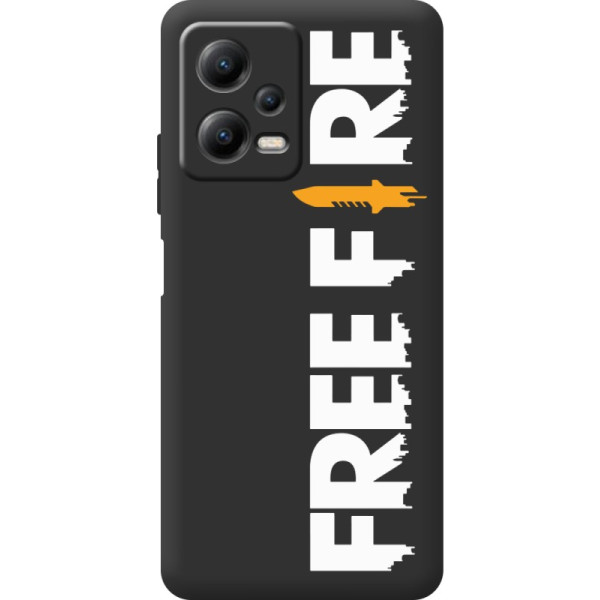 Чохол BoxFace для Xiaomi Redmi Note 12 5G/Poco X5 5G Free Fire White Logo